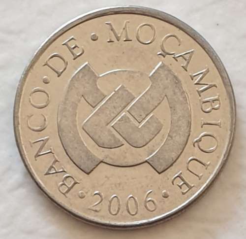 2006 - 2 METICAIS - MOCAMBIQUE - MOZAMBIQUE - COELACANTH FISH - (Nickel Plated Steel)